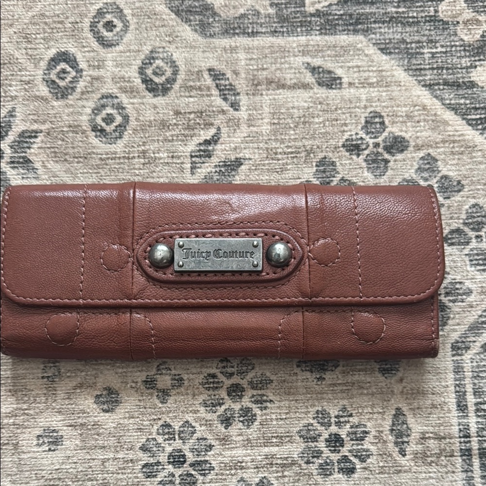 Juicy Couture Brown Leather Wallet